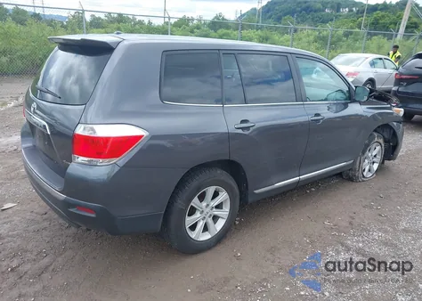 2012 Toyota Highlander Base V6 from USA, damaged, VIN 5TDBK3EH7CS147615